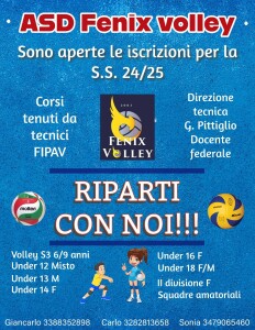 FENIX 2024 2025 _INIZIO STAGIONE
