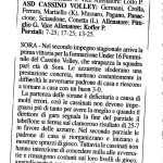 Articolo 21-01-2011 Biosisora-Cassino U16F